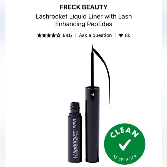 Freck Beauty Other - NIB Freck Beauty Lashrocket Liquid Liner